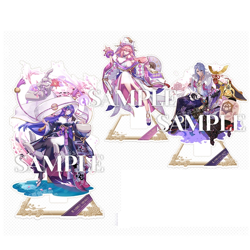 Genshin Impact 原神 雷電将軍 八重神子 神里綾人 アクリルスタンド