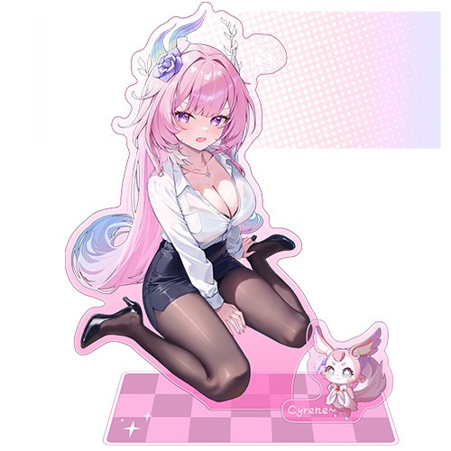 スターレイル キュレネ アクリルスタンド 缶バッジ 色紙