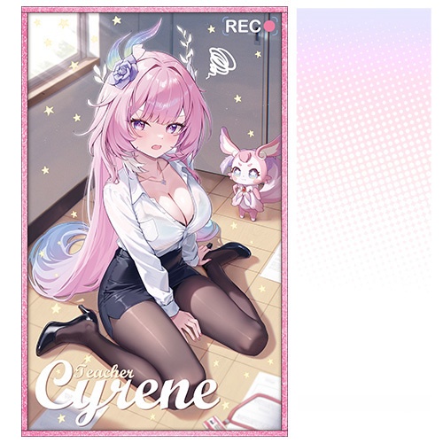 スターレイル キュレネ アクリルスタンド 缶バッジ 色紙