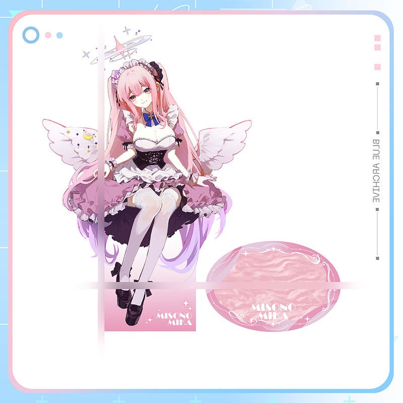 Blue Archive bluearchive ブルーアーカイブ 聖園ミカ アクリルスタンド アクリルキーホルダー 缶バッジ ブックマーク