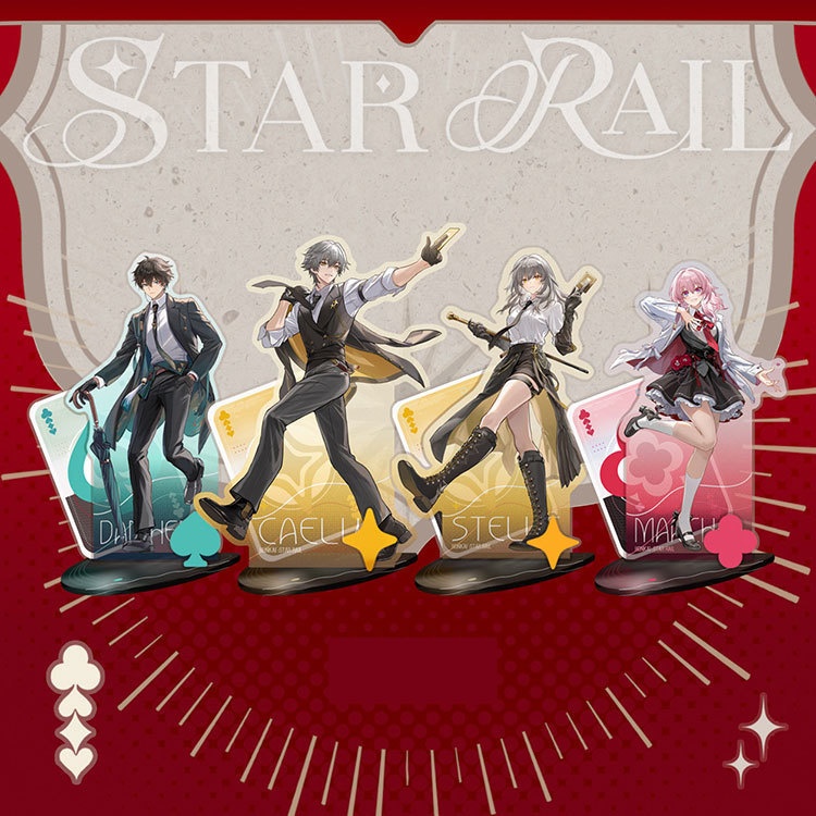 スターレイル 三月なのか 星 開拓者 穹 丹恒 アクリルスタンド 缶バッジ 色紙 アクリルキーホルダー