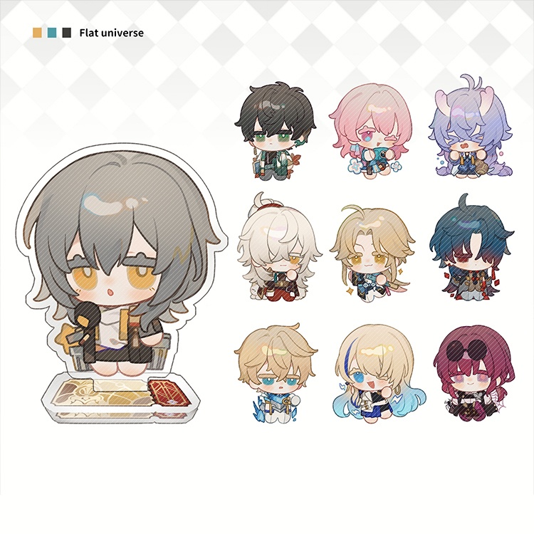 スターレイル 刃 星 丹恒 景元 ジェパード セーバル 彦卿 三月なのか カフカ 白露 開拓者 アクリルスタンド 缶バッジ