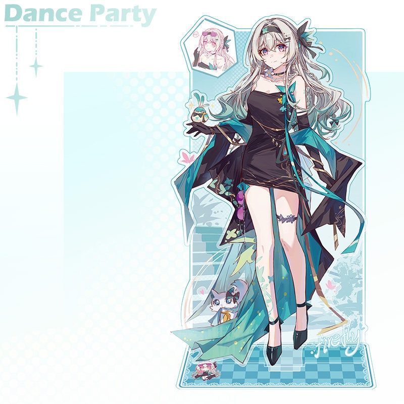 スターレイル ホタル 星 アクリルスタンド 色紙