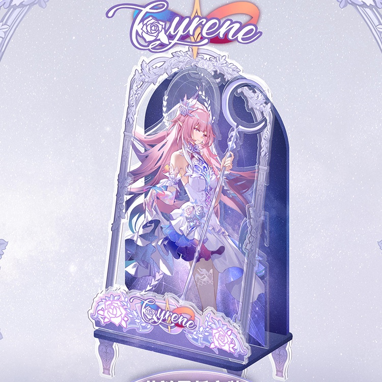 スターレイル キュレネ アクリルスタンド アクリル色紙 缶バッジ