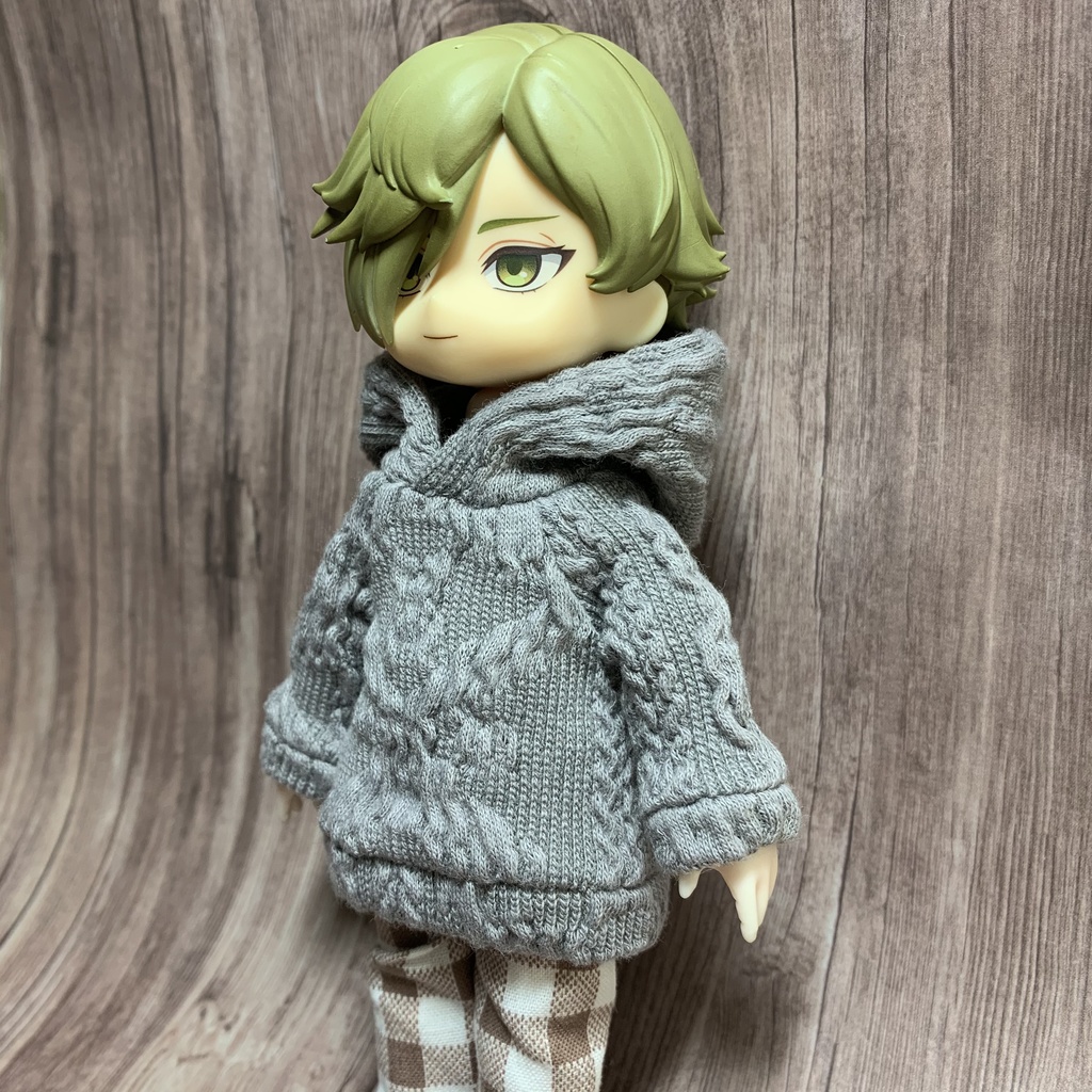 アラングレーニットパーカー