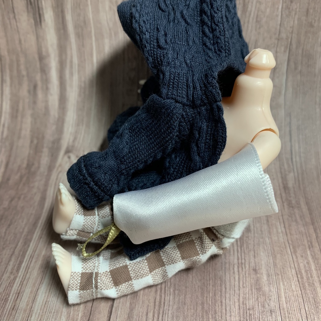 アランネイビーニットパーカー