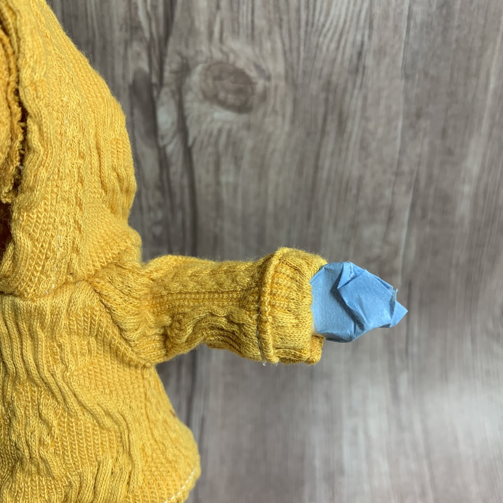 アランベビーブルーニットパーカー