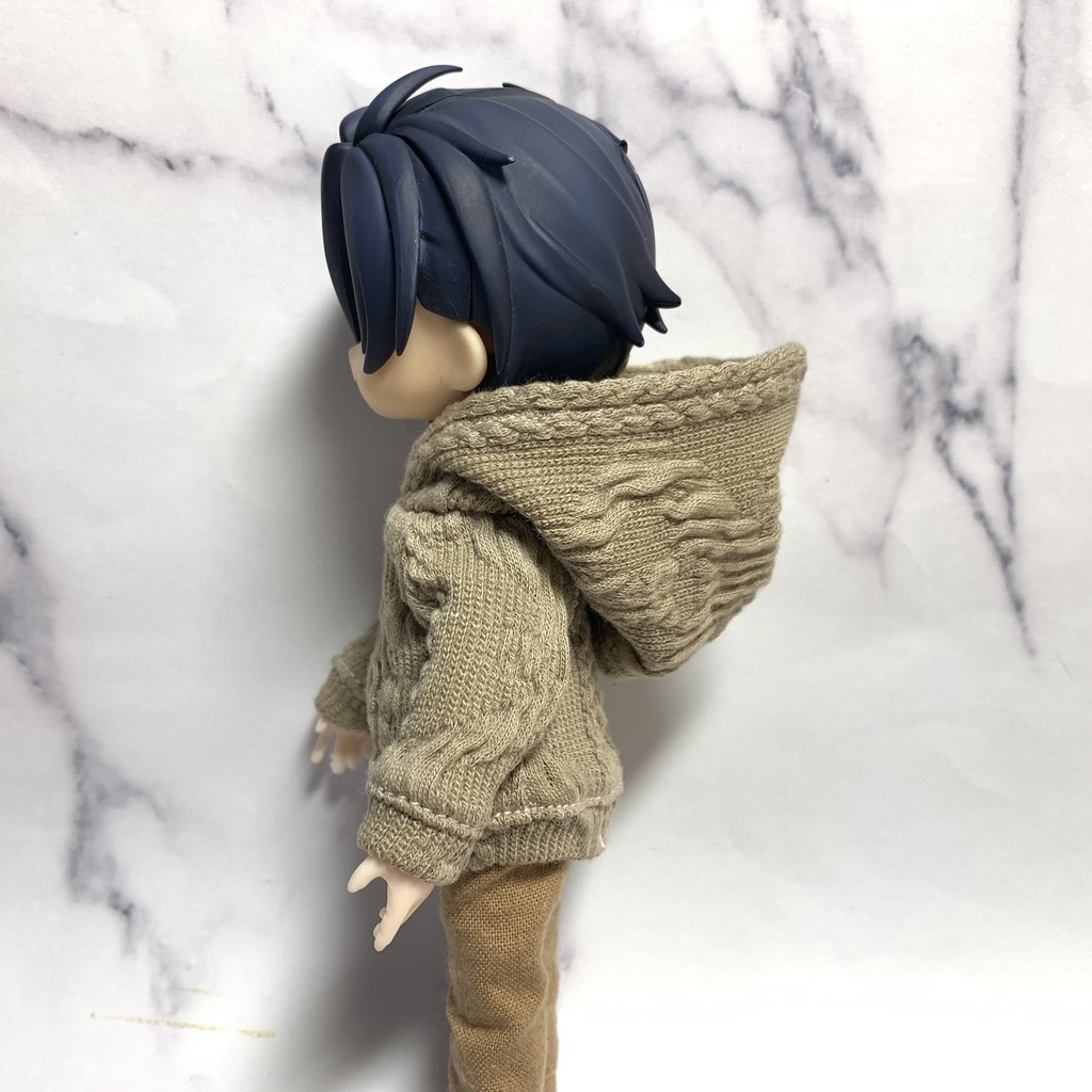 アランモカベージュパーカー【Seriaドール】