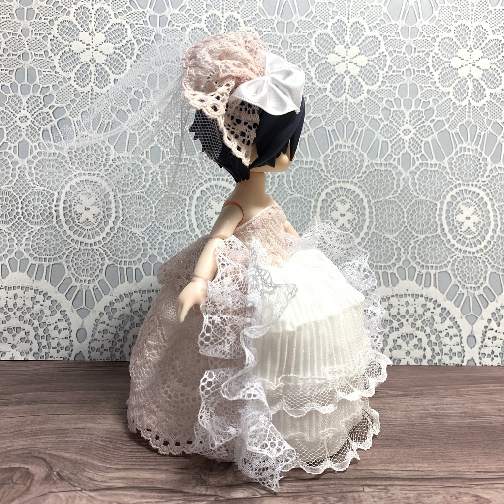 ★セリアドール★ベビーピンクドレス