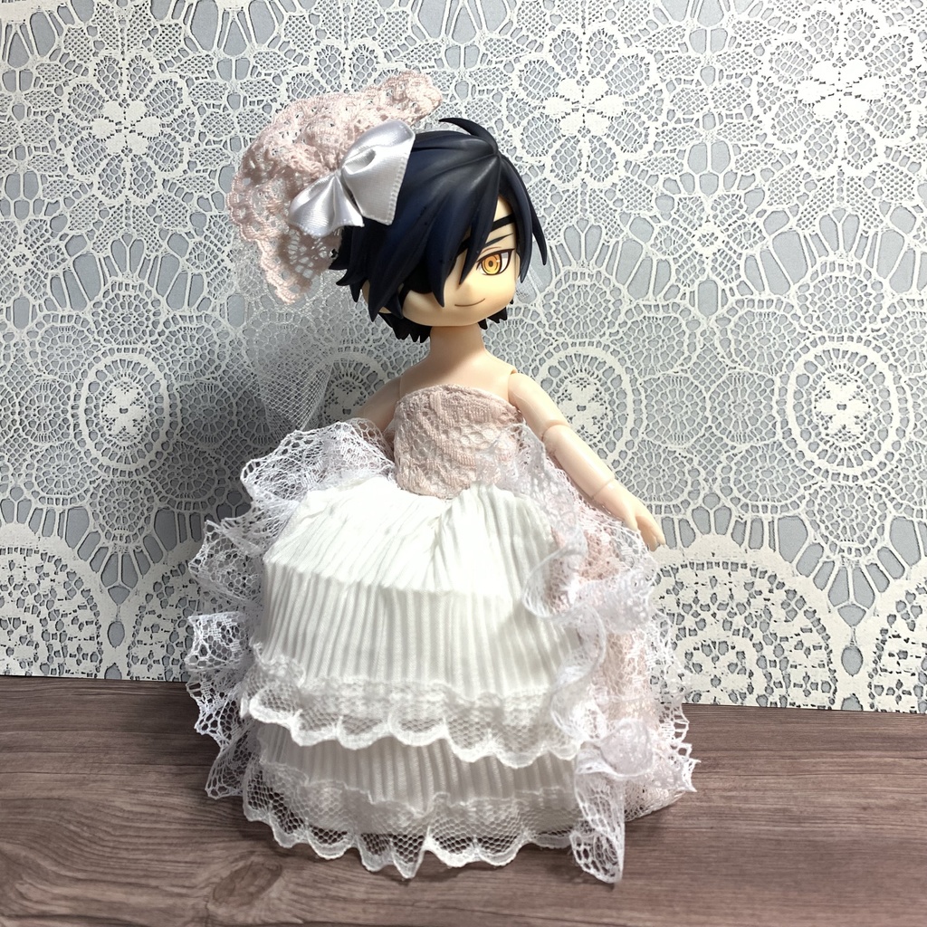 ★セリアドール★ベビーピンクドレス