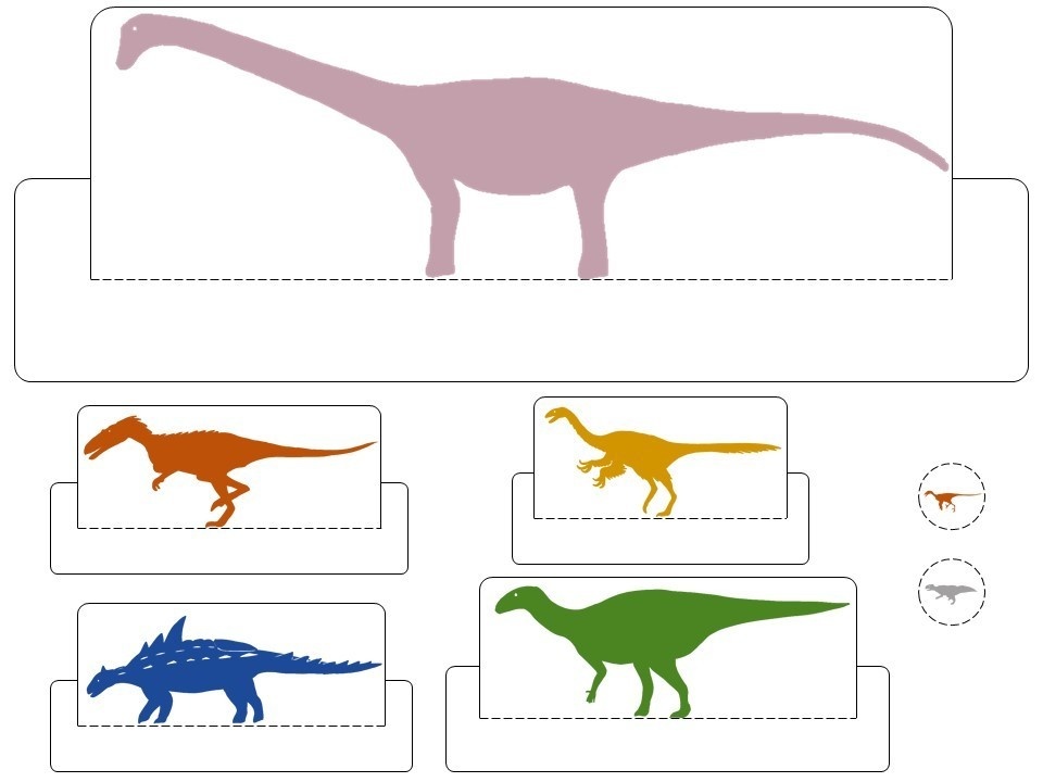 恐竜の切り紙-簡単に作れる100作品｜切り絵制作ガイド 立体恐竜 型紙集付き 切り方 作り方 ハサミ カッター 使い方 基本 入門#d - 楽器玩具
