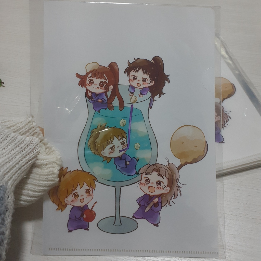 五年生 しゅわしゅわクリアファイル
