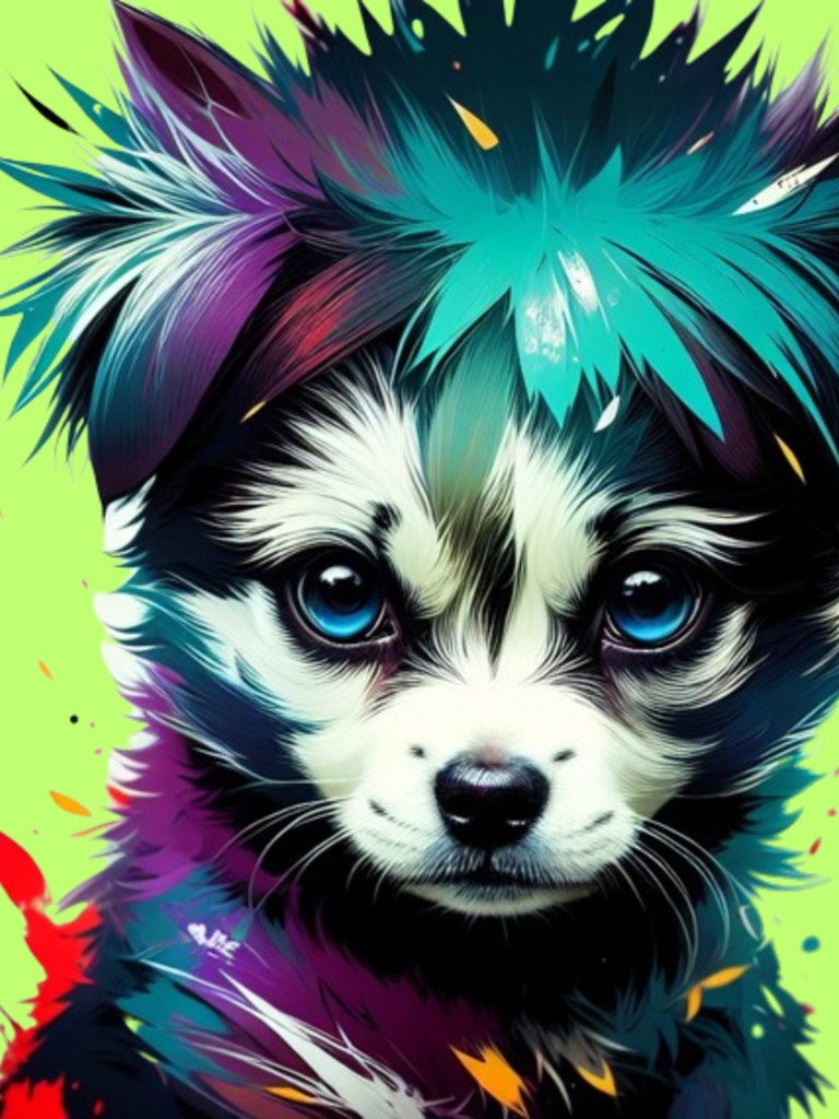 カラフルドック2-Tシャツ