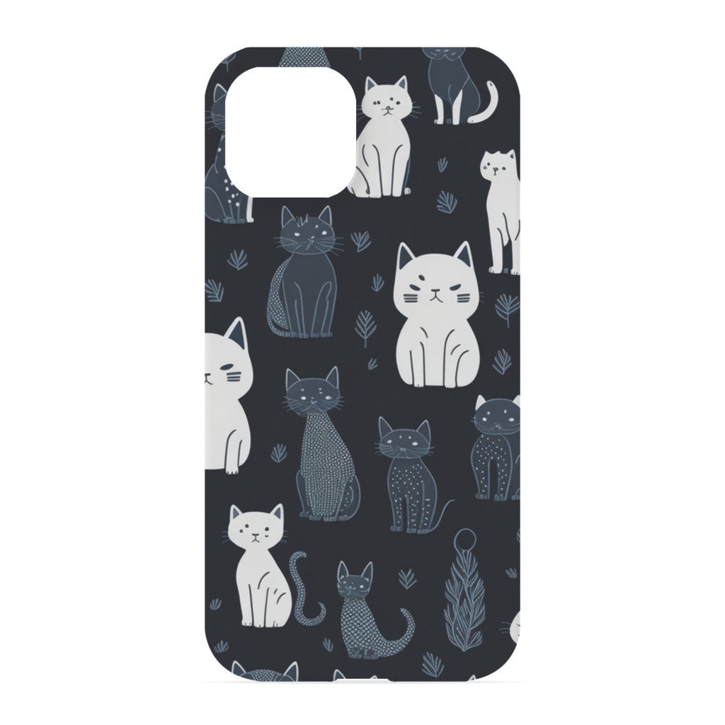 ねこいっぱい-スマホケース