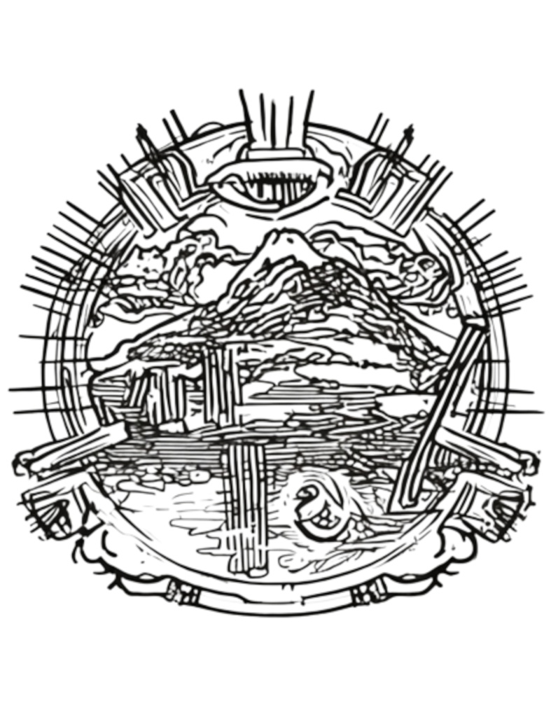 富士山と河-パーカー