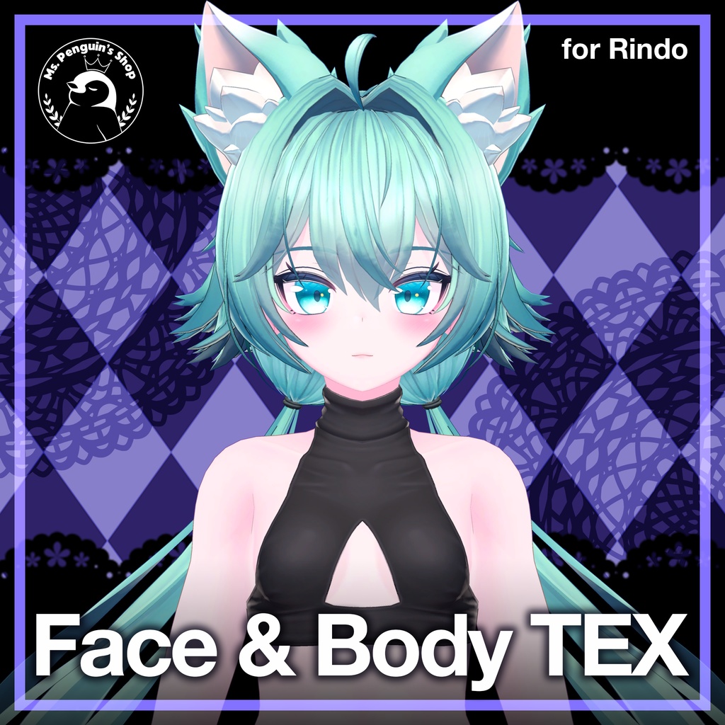 [Free] Face & Body texture for Rindo / 顔とボディテクスチャー 【竜胆用】