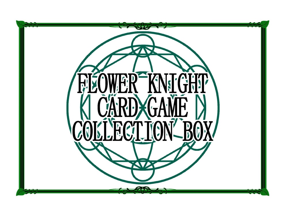 FLOWER KNIGHT CARD GAME ~COLLECTION BOX~