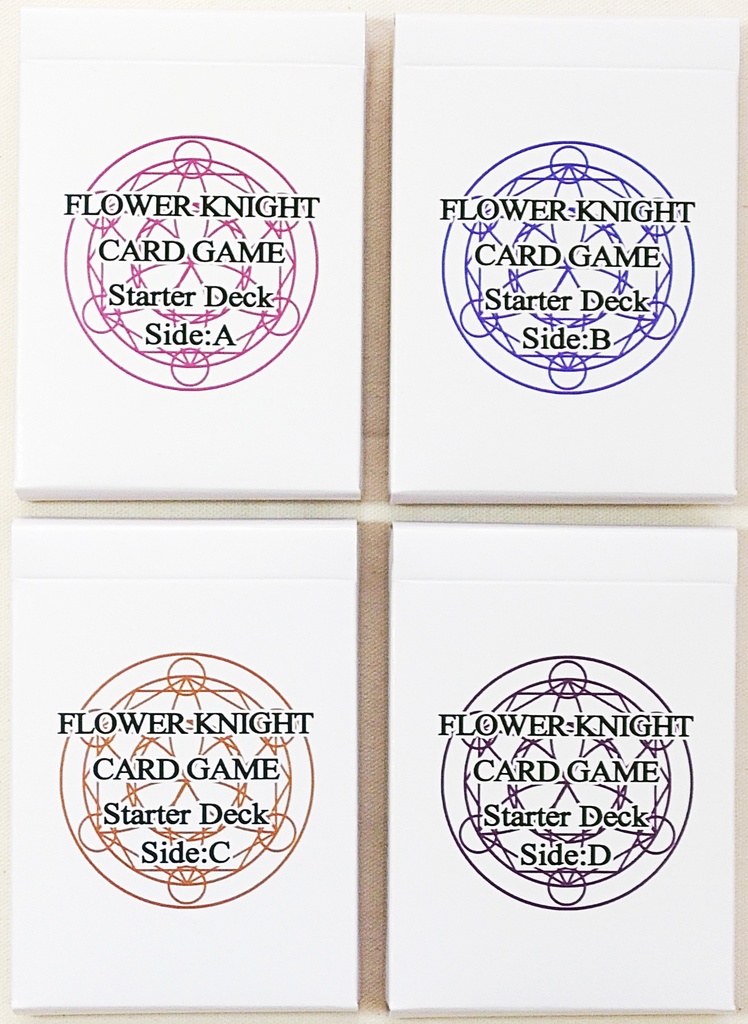 FLOWER KNIGHT CARD GAME スターターデッキ4セット