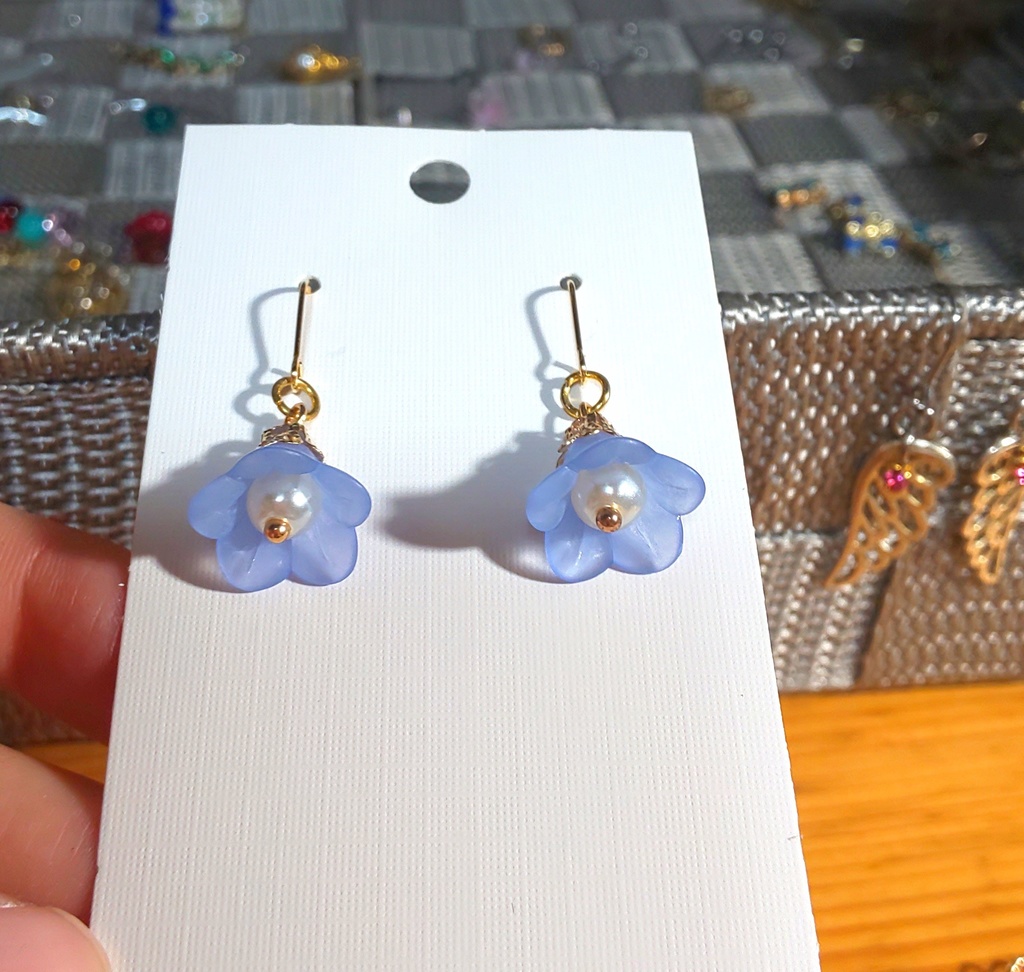 ピンクフラワー*ピアス