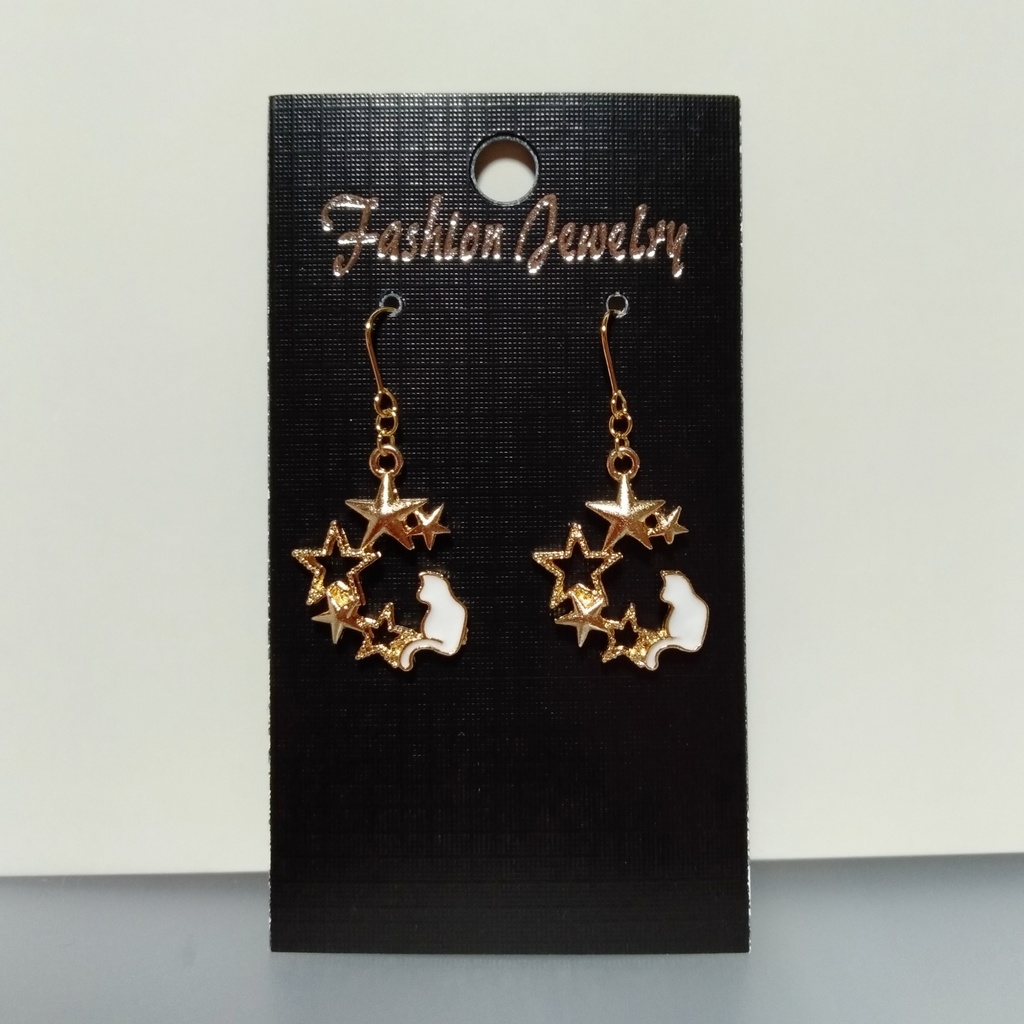 【ver.追加】星の中の白猫 ✳ シンプル ピアス