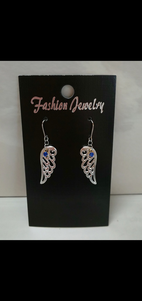 ゴールドウィングとブルーストーン*ピアス