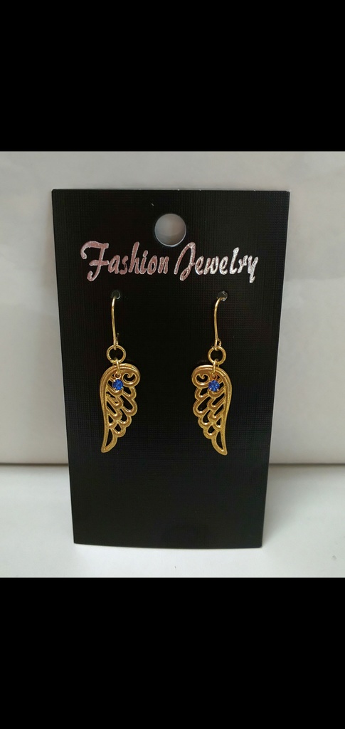 ゴールドウィングとブルーストーン＊ピアス