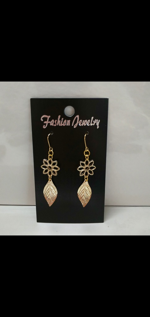 お花と葉っぱ*ピアス