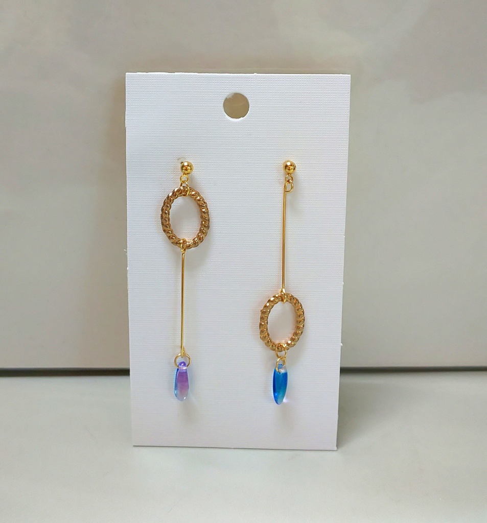 サークルダガー＊アシンメトリーピアス