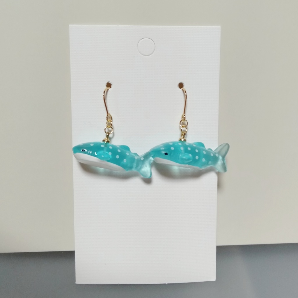 【夏・al】ジンベエザメ✧︎ユニーク ☀ 夏ピアス