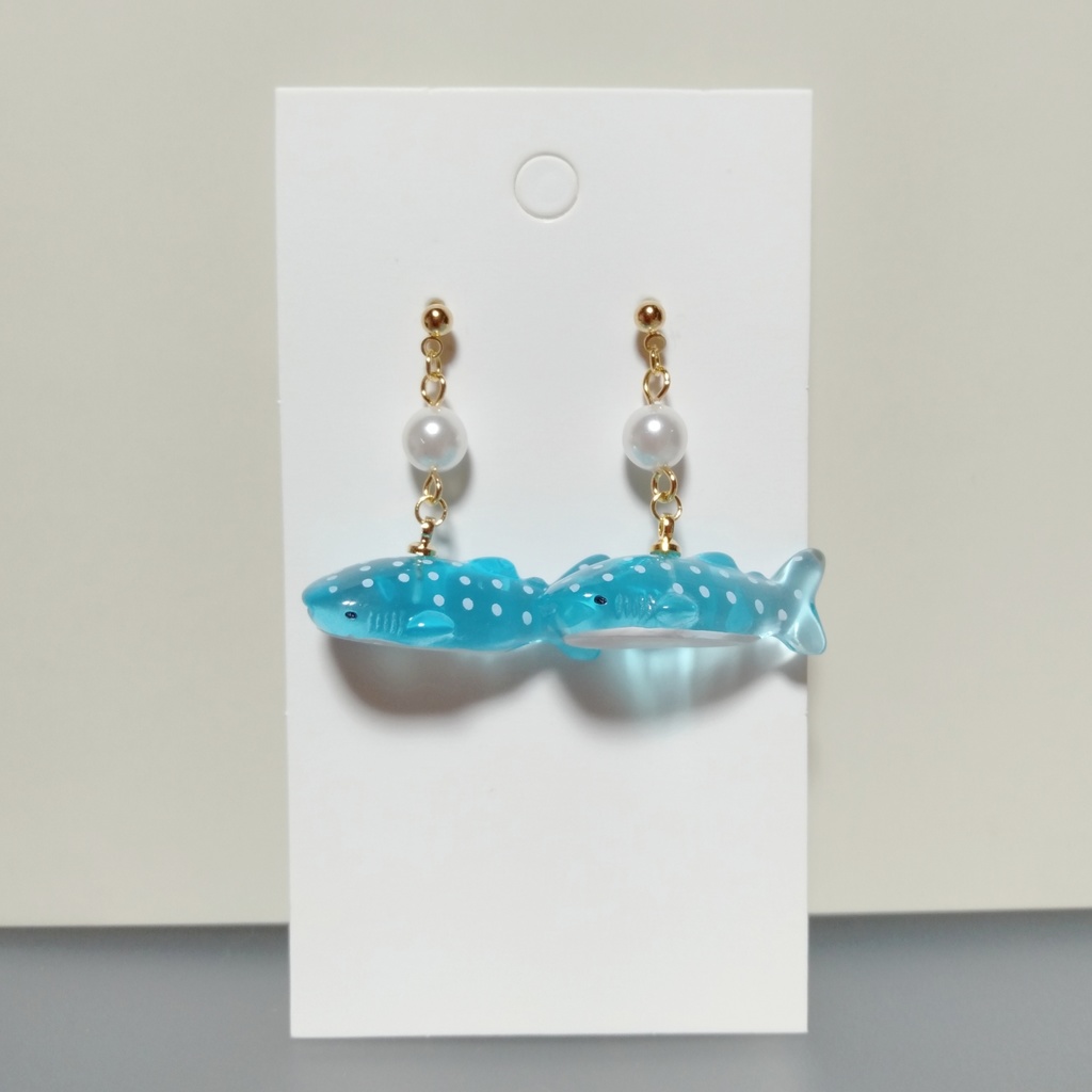 【夏・al】ジンベエザメ✧︎ユニーク ☀ 夏ピアス