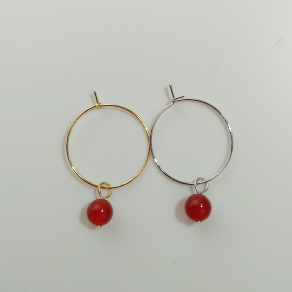 【Νew・オールシーズン・冬・クリスマス】6mmラピスラズリ ✳ ミニフープピアス