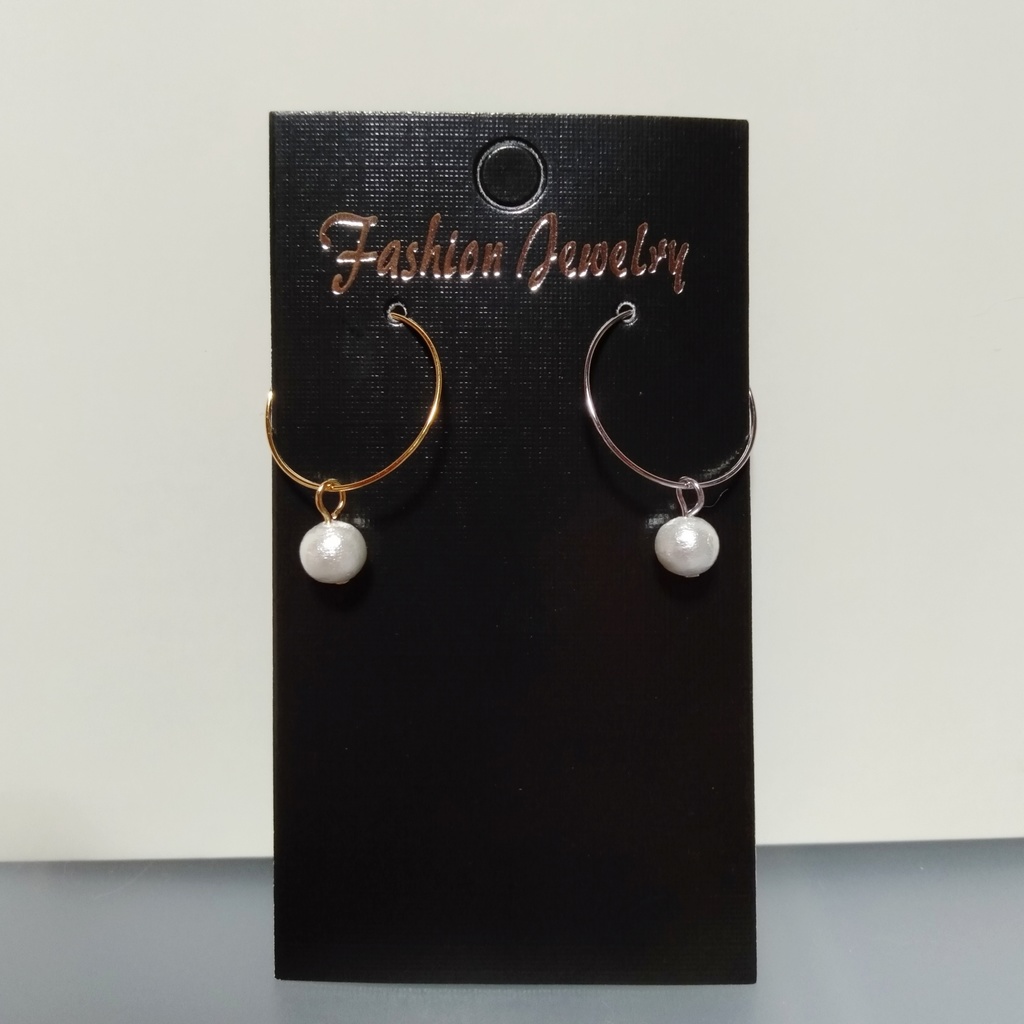 【Νew・オールシーズン・冬・クリスマス】6mmコットンパール ✳ ミニフープピアス