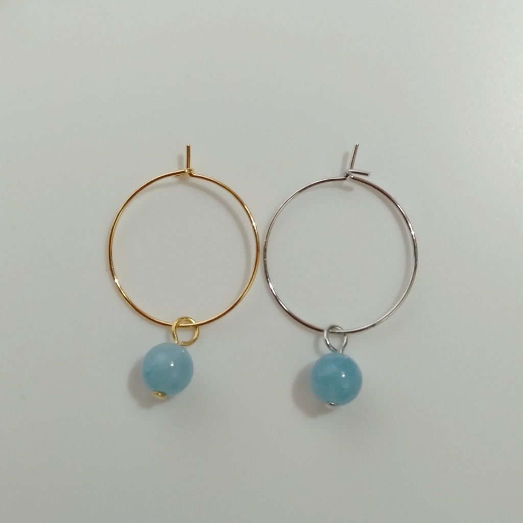 【Νew・オールシーズン・冬・クリスマス】6mmコットンパール ✳ ミニフープピアス