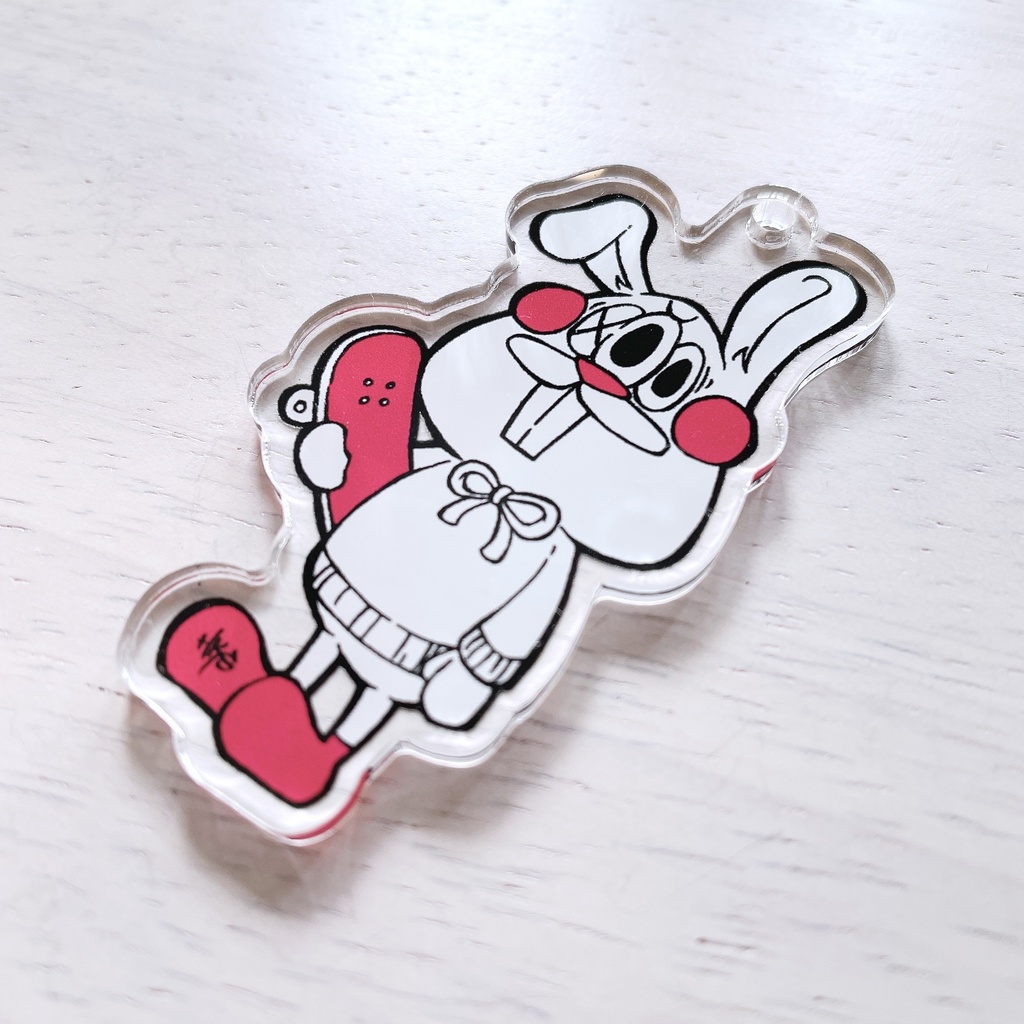 アクリルキーホルダー / ウサギ