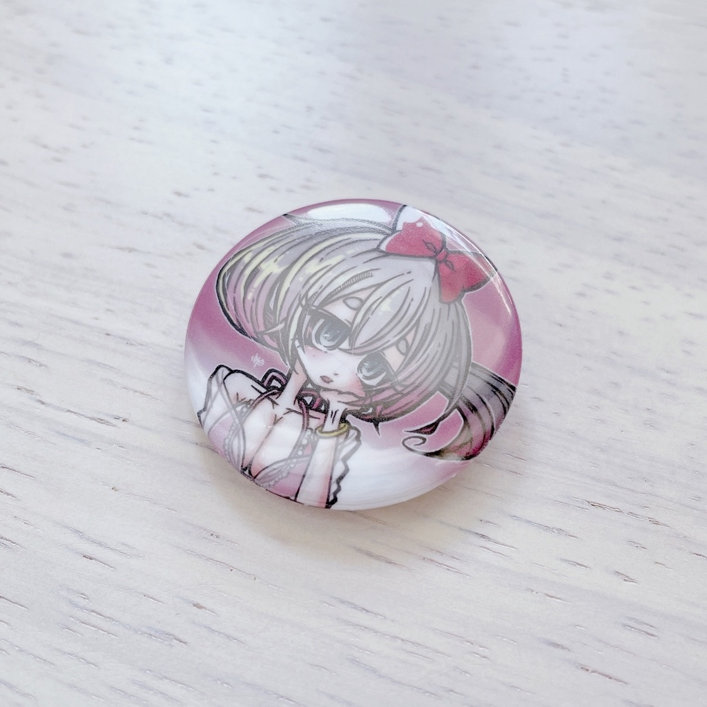 缶バッヂ / ピンクリボン