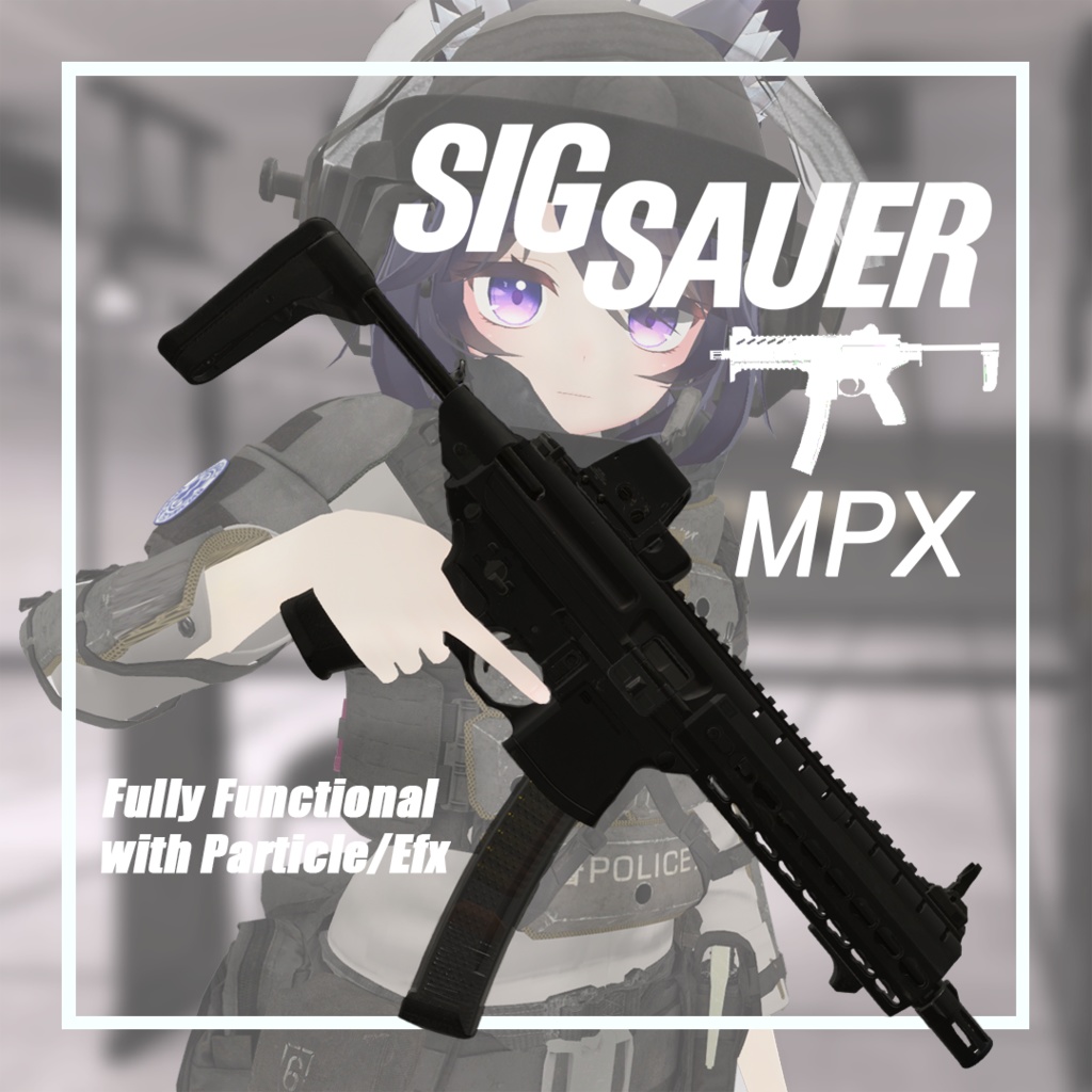 【VRChat】Full Functional SIG MPX outdated -15%off 2000→1700