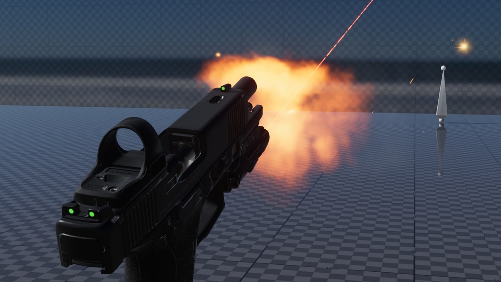 【VRChat Modular Avatar対応】Glock17 G17 Weapon System & Particle Ver.1.00