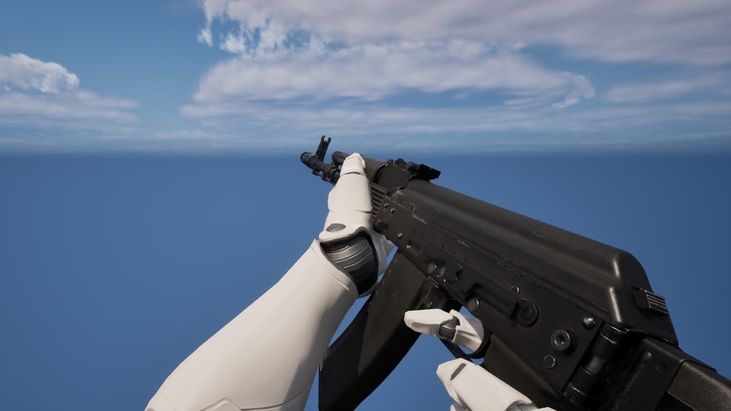 【VRChat Modular Avatar対応】AK-105 Weapon System & Particle Ver.1.06 SDK 3.7.4