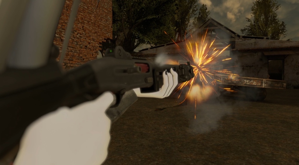 【VRChat MA対応】Beretta1301 Tactical shotgun IK System & Weapon System Ver.1.00