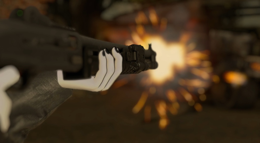 【VRChat MA対応】Beretta1301 Tactical shotgun IK System & Weapon System Ver.1.00