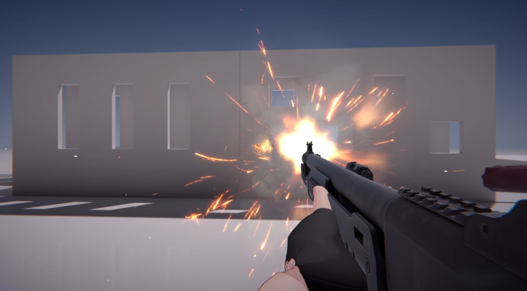 【VRChat MA対応】Beretta1301 Tactical shotgun IK System & Weapon System Ver.1.00