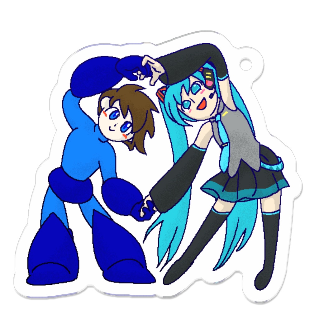 ロックミクのアクキー