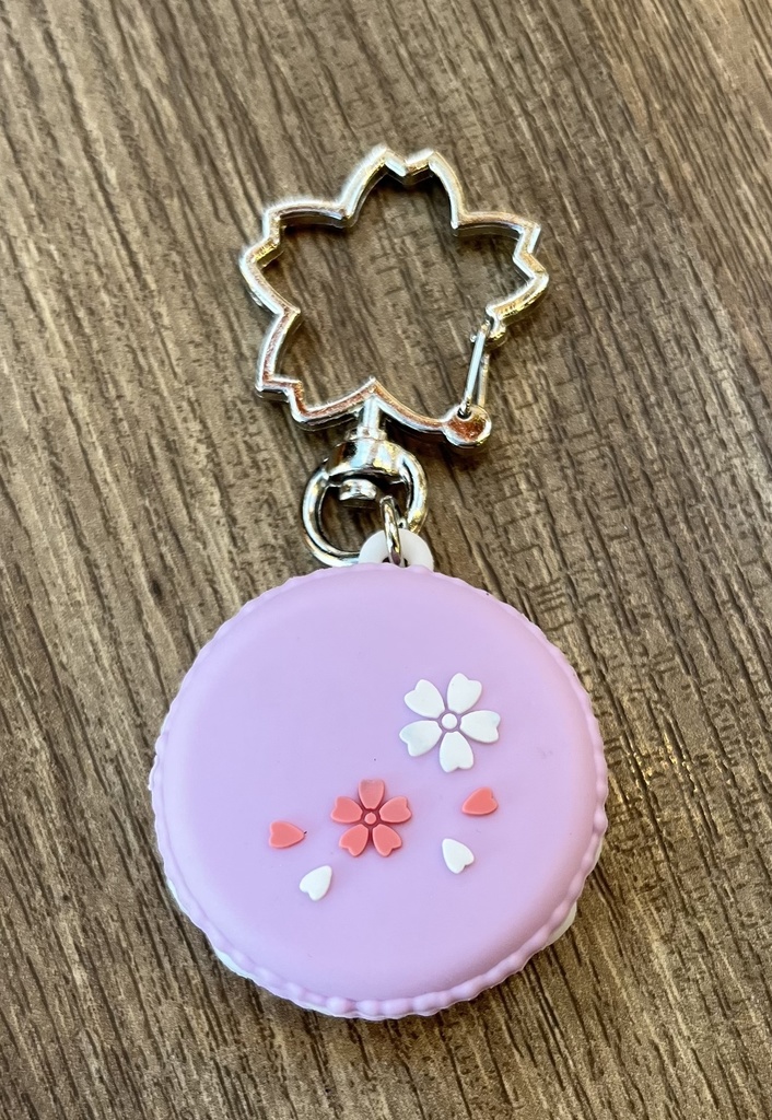 キツネ晴どの召喚祈願桜マカロンチャーム