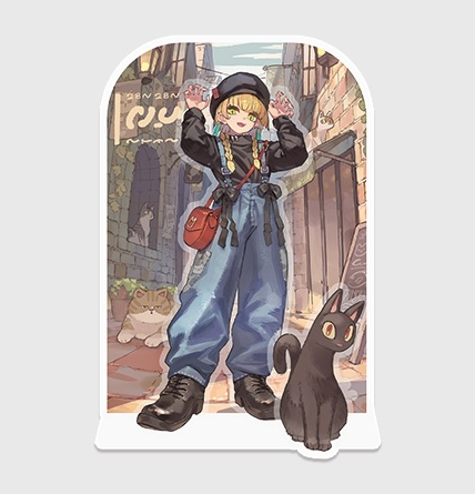 アクリルスタンド　猫Town