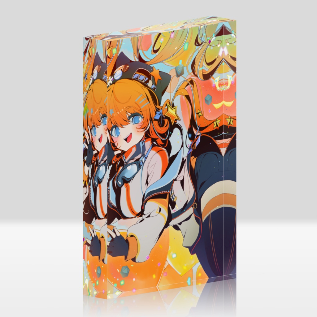 5周年記念アクリルブロック - 100x148mm(富豪向け)