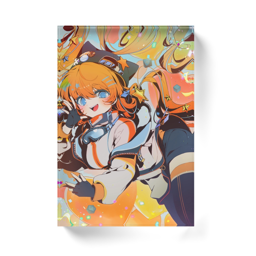 5周年記念アクリルブロック - 100x148mm(富豪向け)