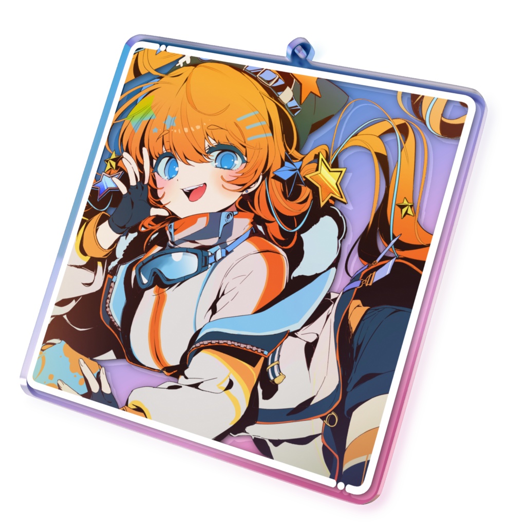 5周年オーロラアクリルキーホルダー