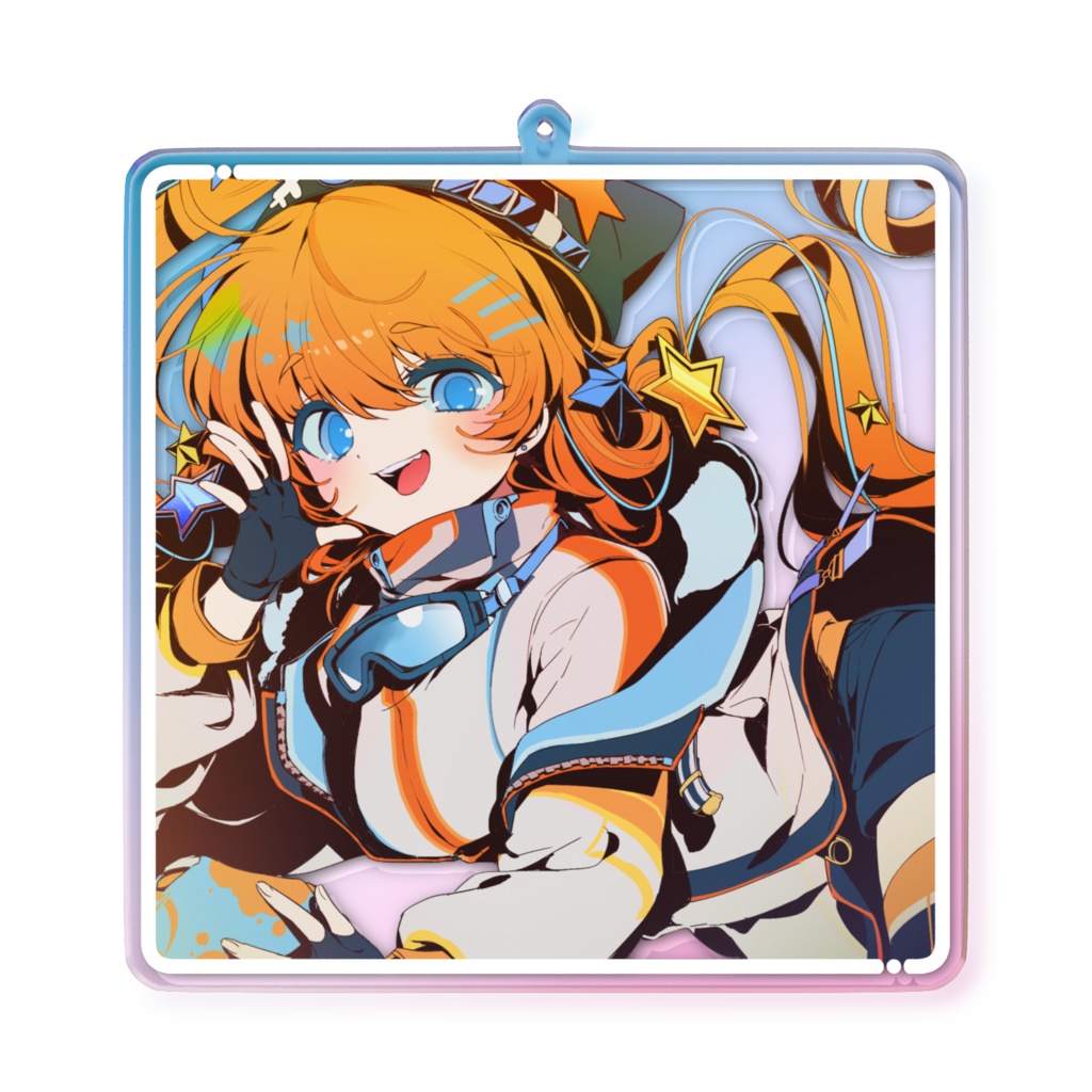 5周年オーロラアクリルキーホルダー