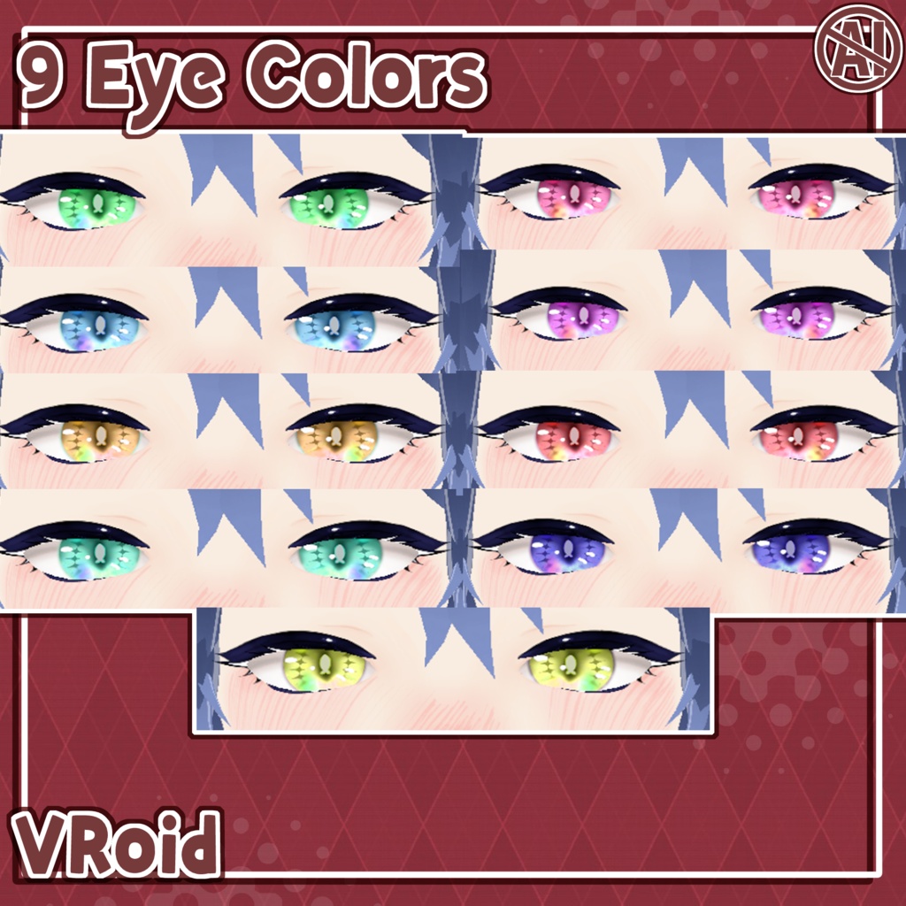 ⟡ Fish Vroid Eye Textures ⟡