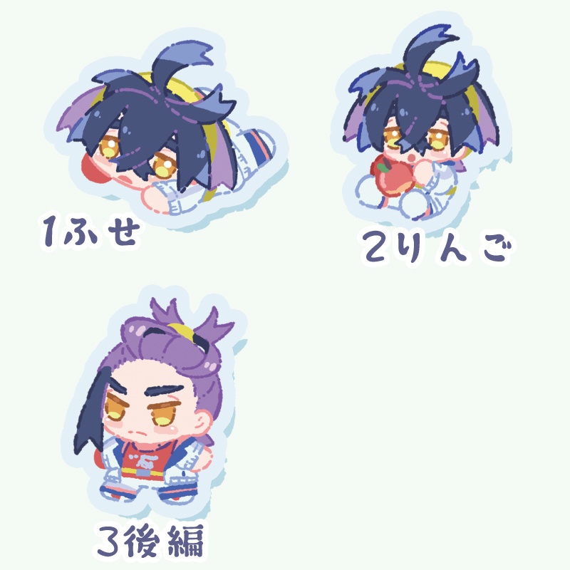 アクリルクリップバッジ